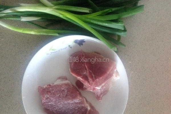 爆炒肉片的做法图解1