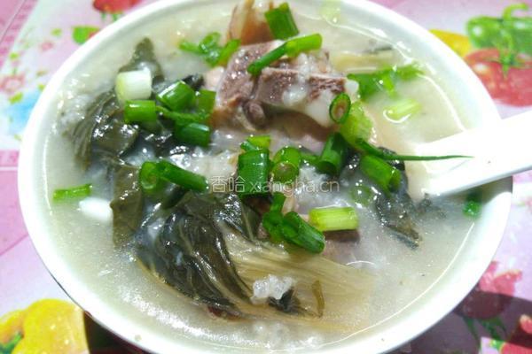菜干烧骨粥的做法图解7