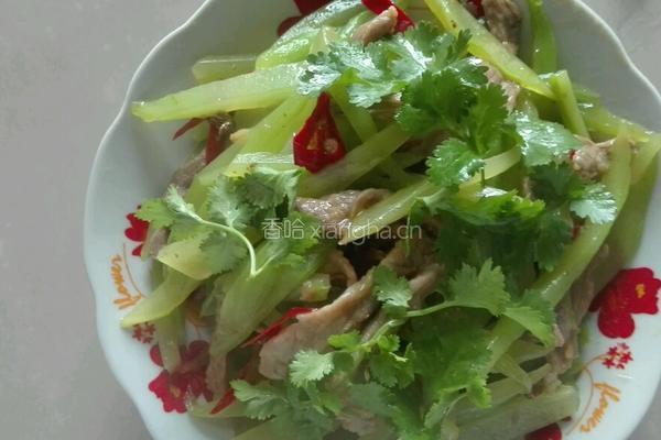 莴笋肉丝的做法图解5