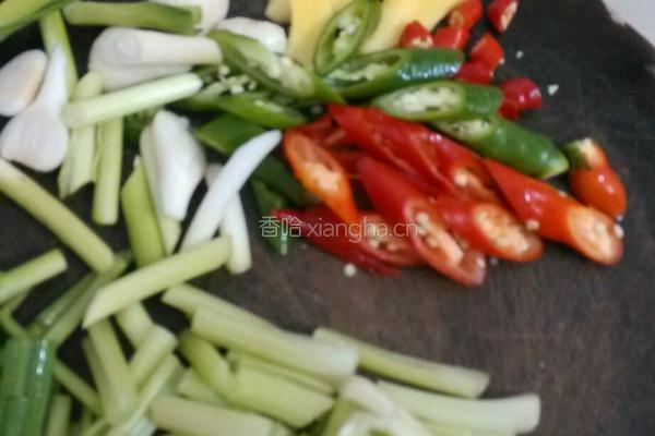 芥兰炒牛肉的做法图解4