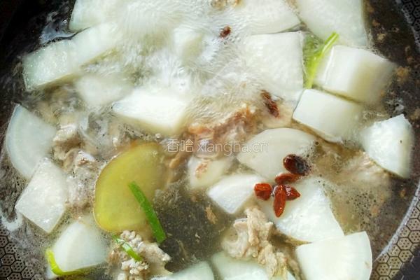 羊肉萝卜汤的做法图解14