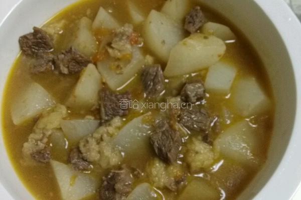 清汤牛肉炖萝卜的做法图解6