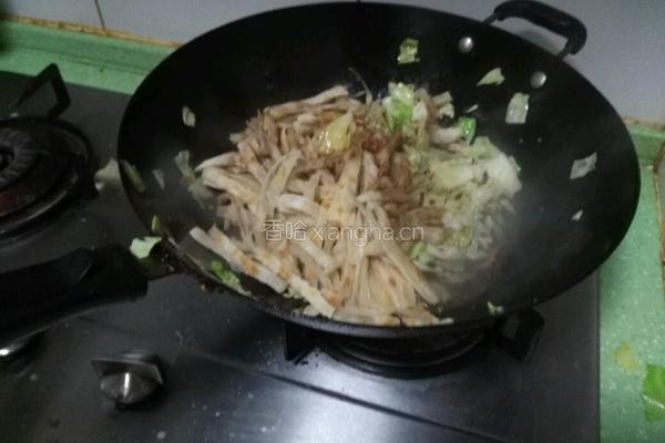 素炒饼的做法图解6