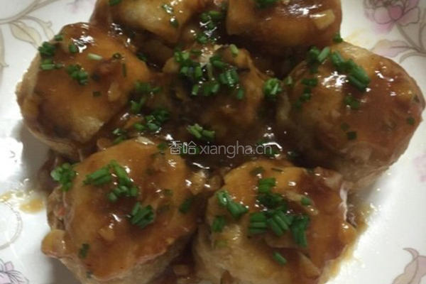 豆腐酿的做法图解7