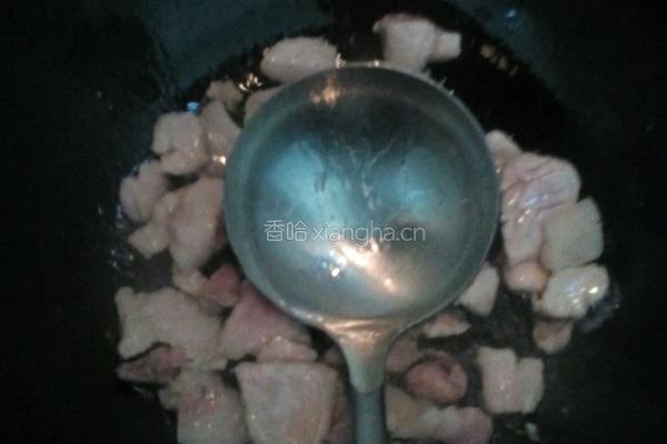 香辣白菜炖猪血的做法图解4