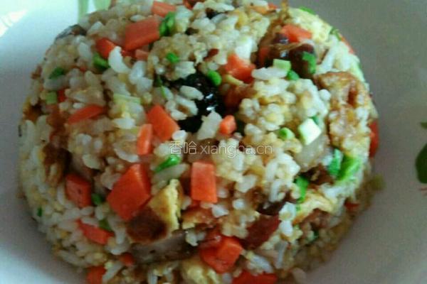 彩色炒饭的做法图解10