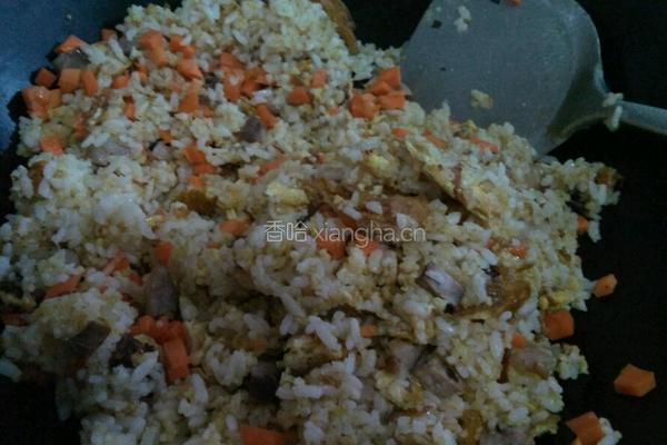 彩色炒饭的做法图解8