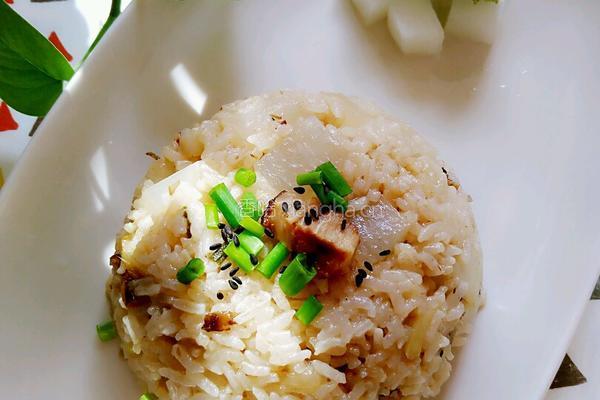萝卜丁扣肉米饭的做法图解17