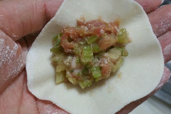 芹菜饺子汤饭的做法图解9