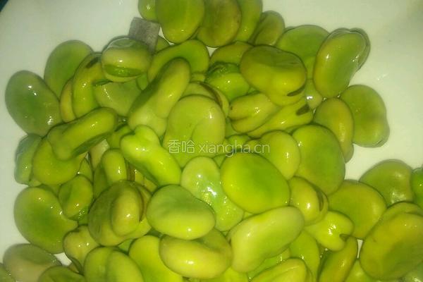 蚕豆煲的做法图解1