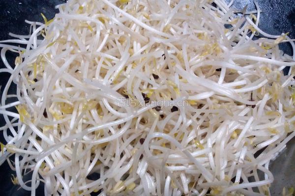 清炒豆芽的做法图解4