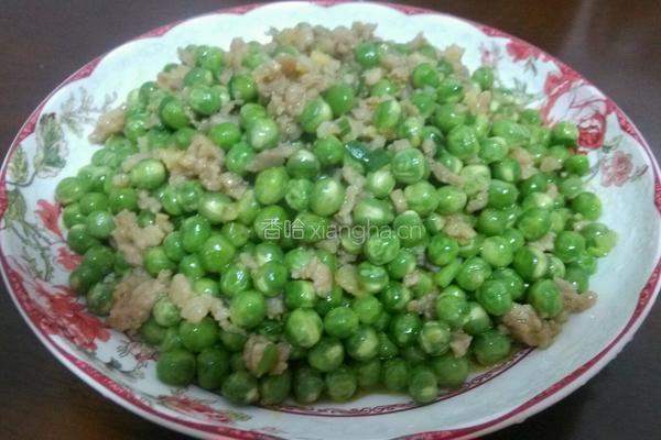 豌豆炒肉末的做法图解8