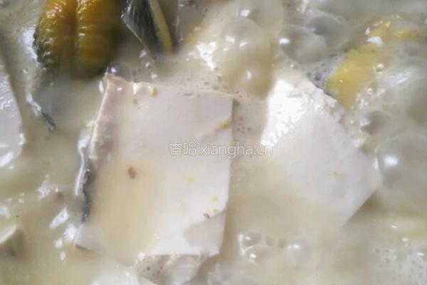 汪丫鱼枸杞豆腐汤的做法图解5