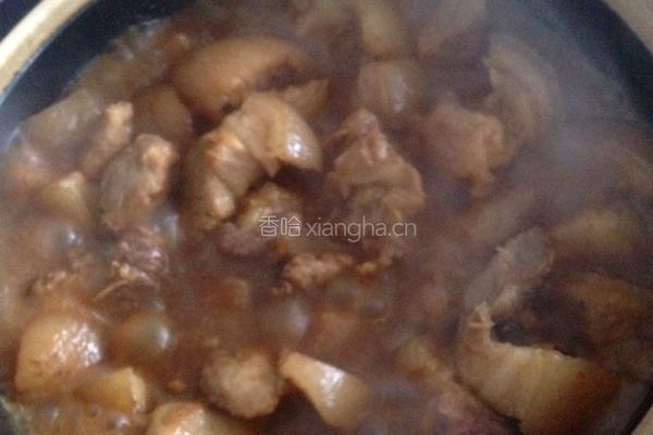 豆腐乳炖猪脚的做法图解9