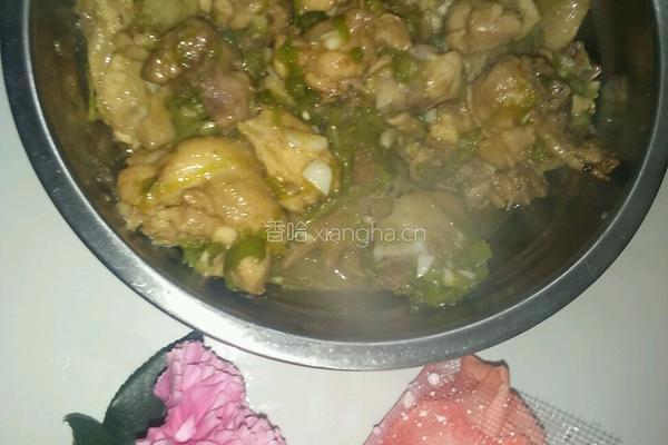 青椒炒鸡肉的做法图解6
