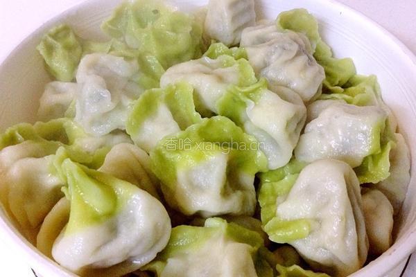 翡翠白菜饺子的做法图解12