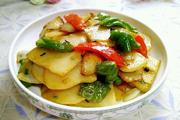 双椒炒土豆片的做法图解9