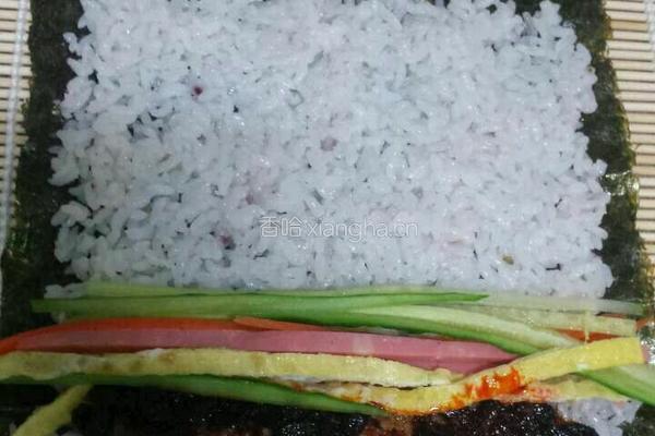 紫菜包饭的做法图解6