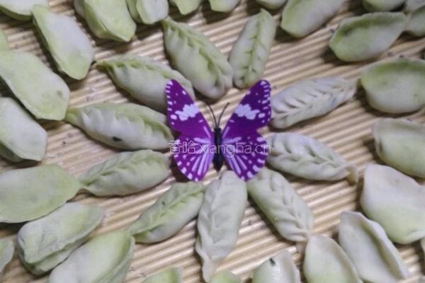 菠菜双色水饺的做法图解10