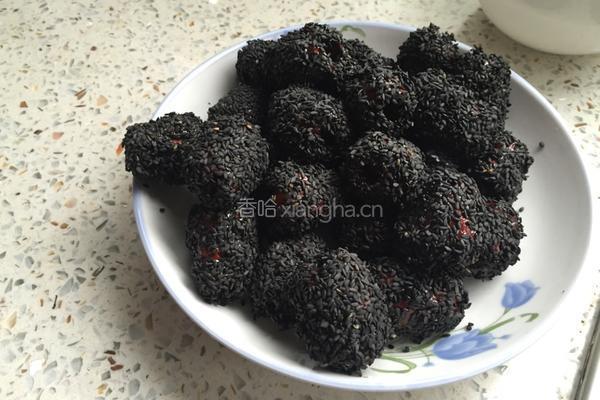 夹心芝麻阿胶枣的做法图解5