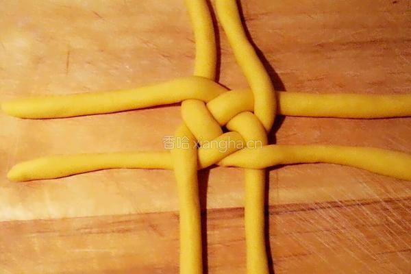 南瓜绣球豆沙包的做法图解9