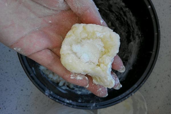 烫面小饼的做法图解2