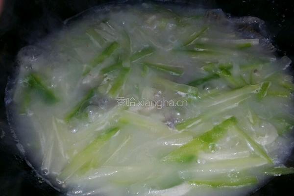 鱼尾节瓜汤的做法图解4