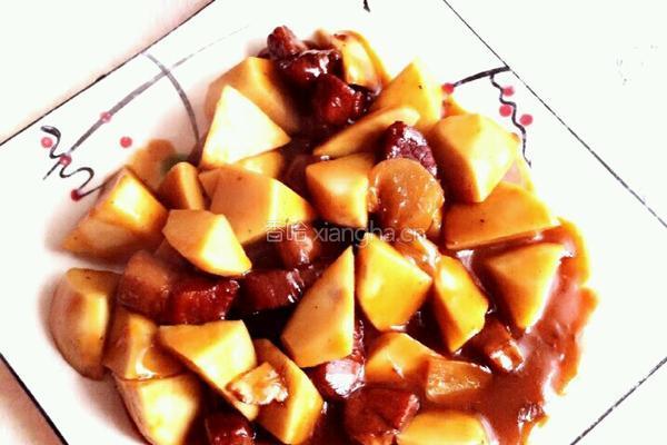 芋头烧肉的做法图解12