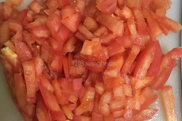 番茄炒饭的做法图解1