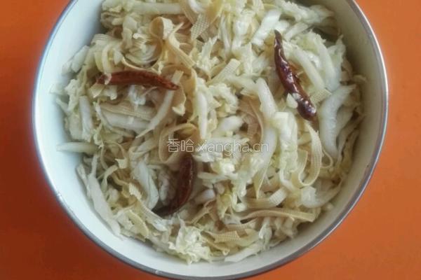 干豆腐拌白菜（凉）的做法图解3
