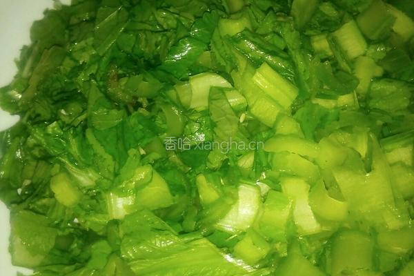 菜心蘑菇羹的做法图解1