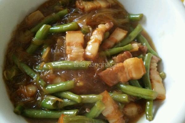 红烧肉炖豆角的做法图解7