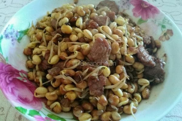 黄豆炒肉的做法图解5