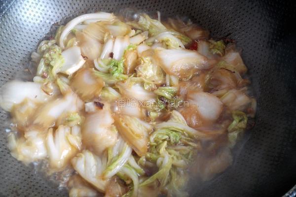 麻辣白菜的做法图解6