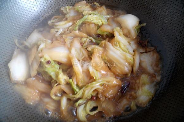 麻辣白菜的做法图解7