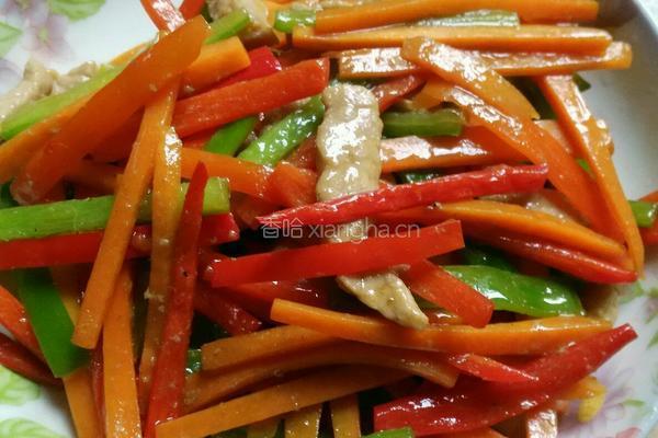 三丝炒肉丝
