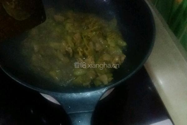 西葫芦炒肉的做法图解5