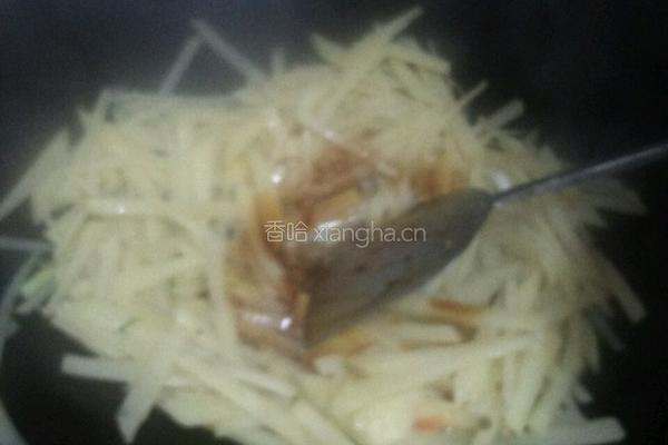 醋溜土豆丝的做法图解5