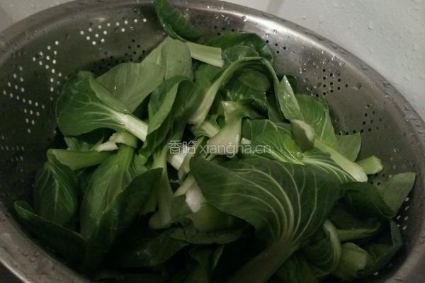 凉拌青菜碎的做法图解1