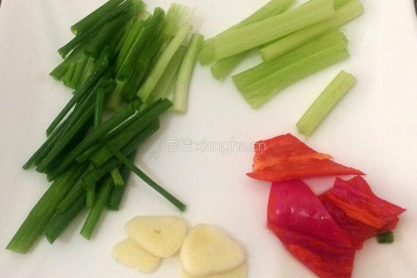 素炒花菜的做法图解2