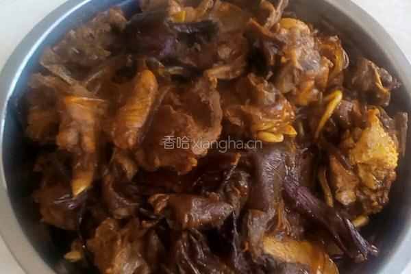 土鸡炖蘑菇.粉条