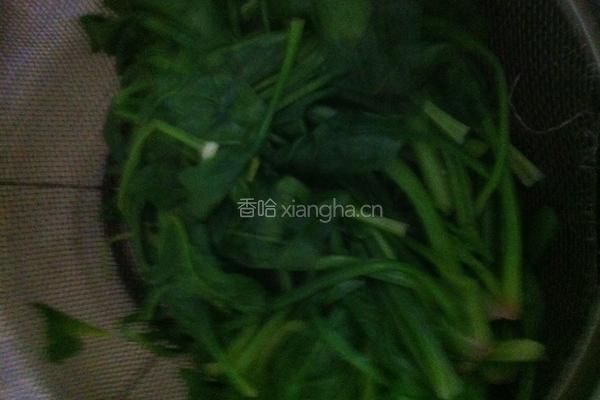 八宝菠菜，的做法图解1