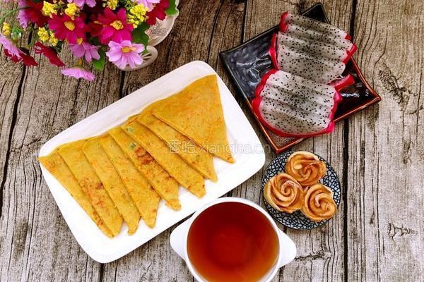 胡萝卜虾皮鸡蛋饼的做法图解9