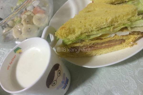 三明治的做法图解8