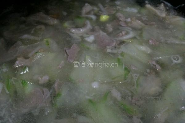 羊肉冬瓜汤的做法图解5