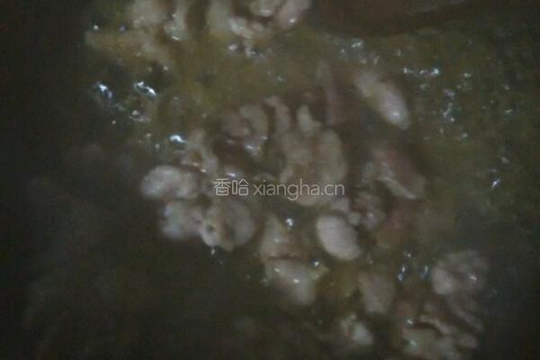 香菇，鸡蛋干锅的做法图解5