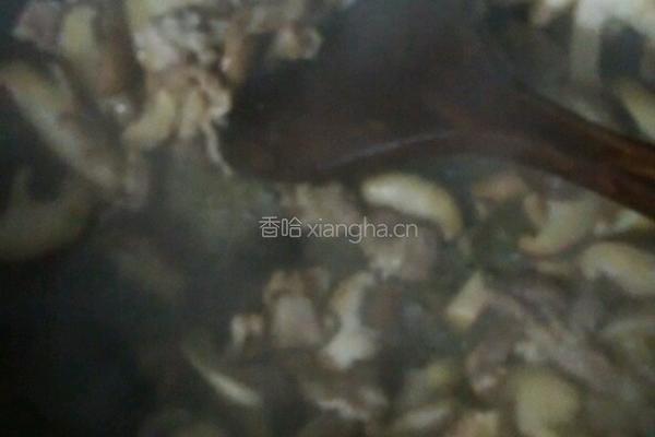 香菇，鸡蛋干锅的做法图解6