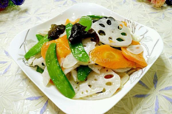 荷塘小炒的做法图解14