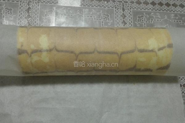 花纹蛋糕卷的做法图解15