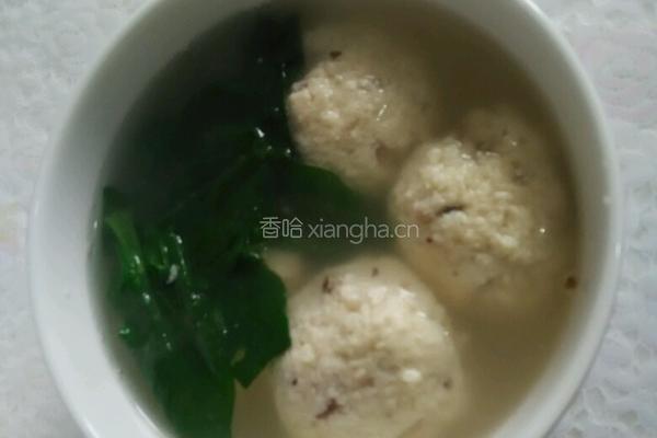 豆腐丸子汤的做法图解5